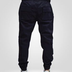 Jogger en algodon negro entubado